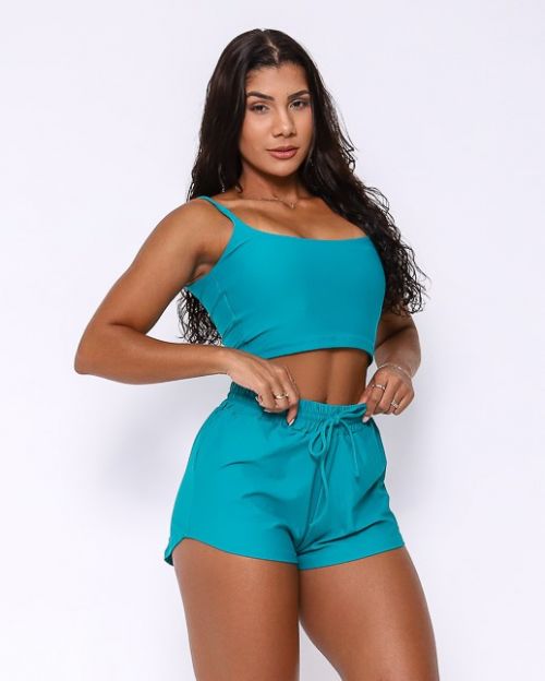 Conjunto Short Boxer Basic Light + Top Regatinha