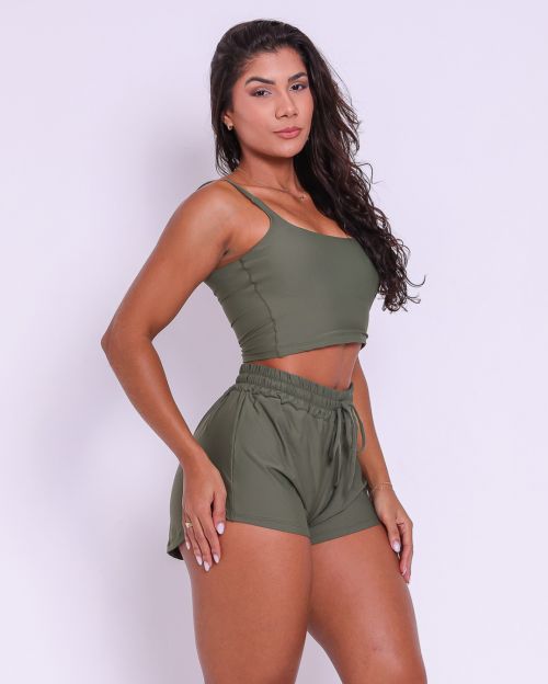 Conjunto Short Boxer Basic Fluitty + Top Regatinha