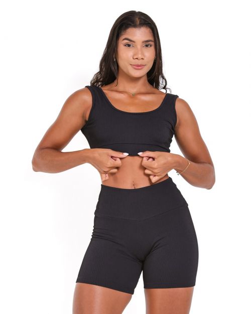 Conjunto Short Bermuda Val�ncia + Top Scandal Basic