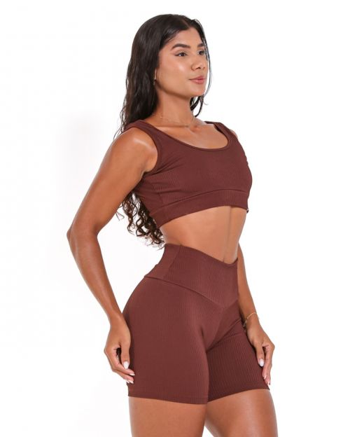 Conjunto Short Bermuda Valência + Top Scandal Basic