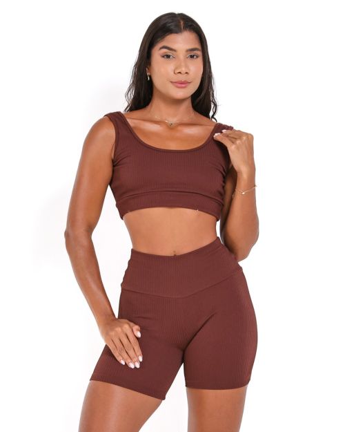 Conjunto Short Bermuda Valência + Top Scandal Basic