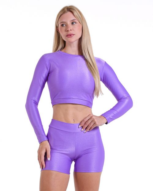 Conjunto Short Básico Cós Fino Compressão + Top Maria