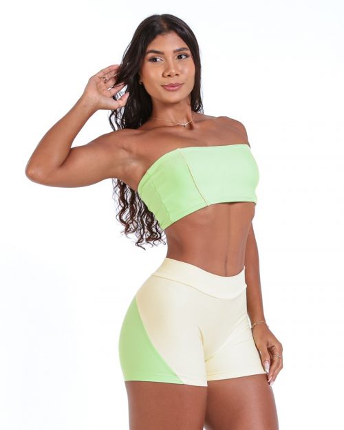 Conjunto Short Pandora Light  + Top Pandora