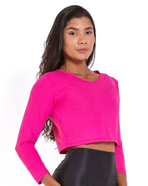 Cropped Manga Longa Pisco