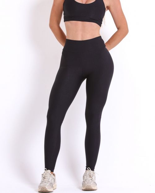 Cal�a Legging B�sica M�dia Compress�o