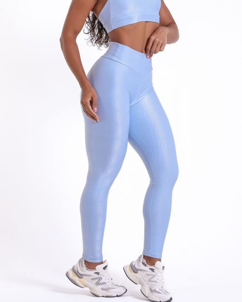 Cal�a Legging B�sica M�dia Compress�o