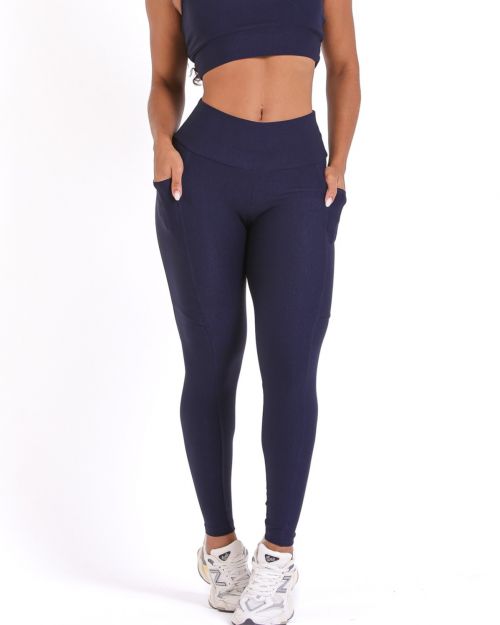 Calça Básica Bolso Média Compressão