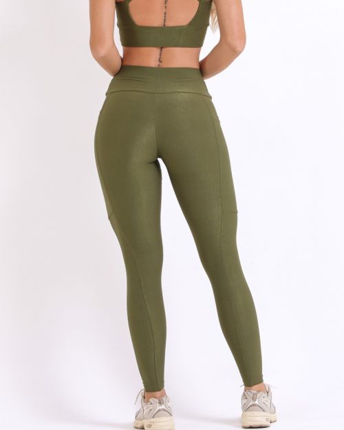 Calça Básica Bolso Média Compressão