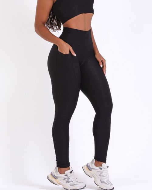 Calça Básica Bolso Média Compressão