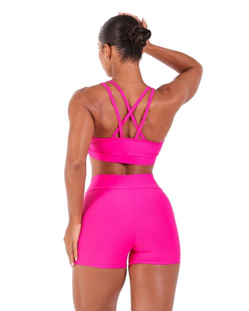 Conjunto Short Básico Cós Cruzado Light + Top Vivi