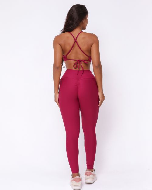 Conjunto Calça Legging Empina Light + Top Paula