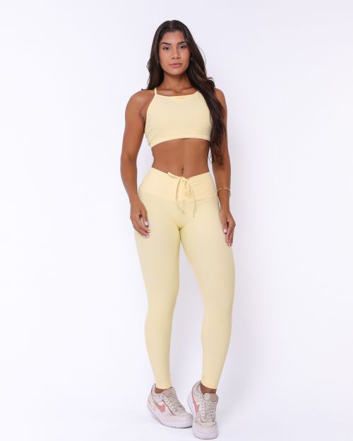 Conjunto Calça Legging Empina Light + Top Paula