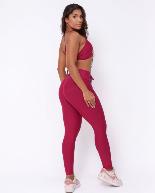 Conjunto Calça Legging Empina Light + Top Paula