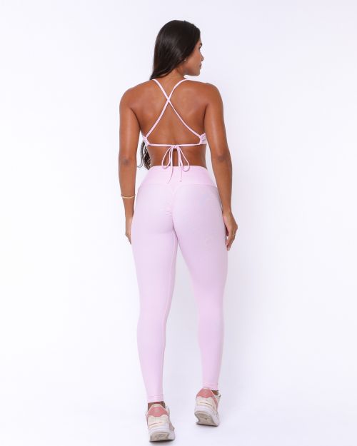 Conjunto Calça Legging Empina Light + Top Paula