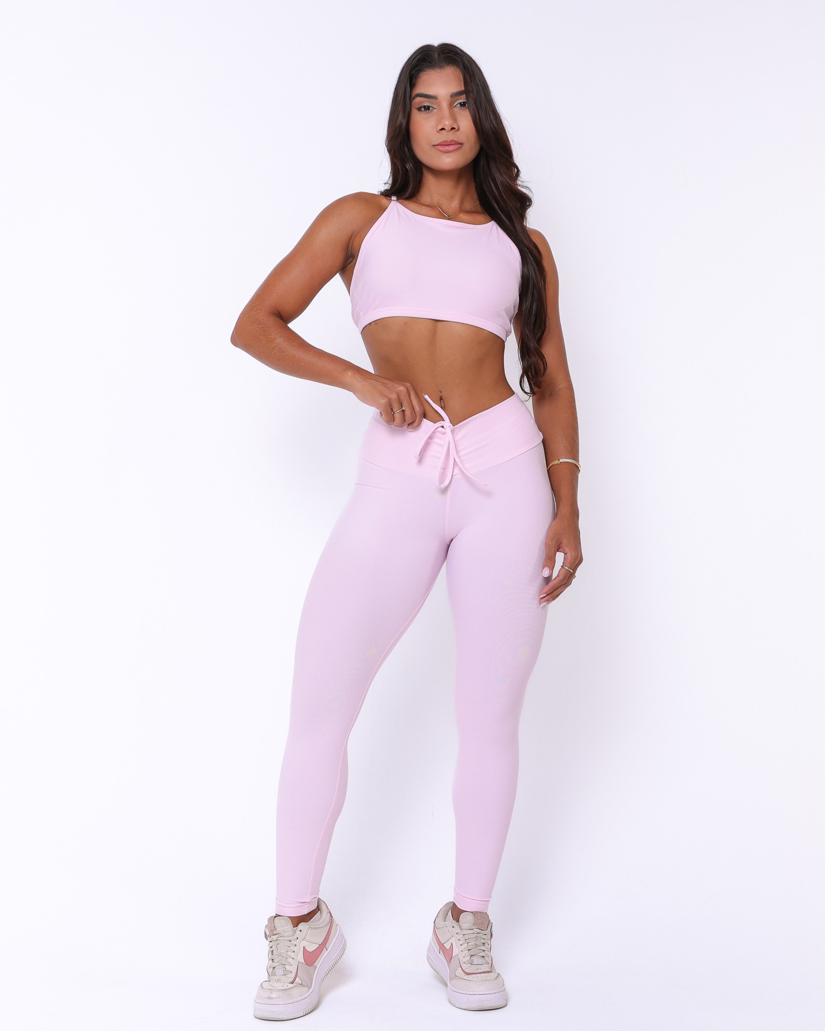 Conjunto Calça Legging Empina Light + Top Paula