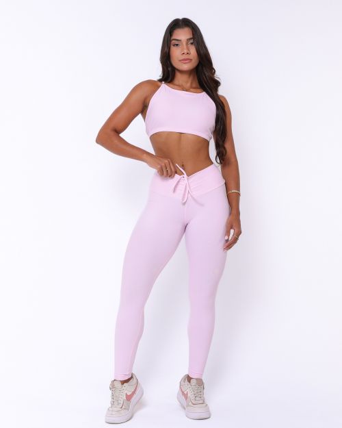 Conjunto Calça Legging Empina Light + Top Paula