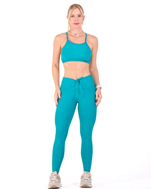 Conjunto Calça Legging Empina Light + Top Paula