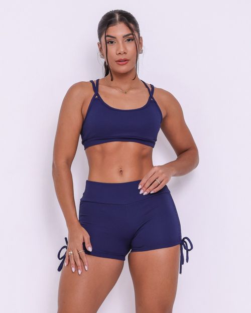 Conjunto Short Cross Jacquard Fit + Top Lu