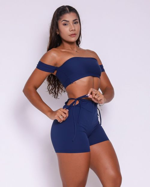 Conjunto Short Empina Light + Top Ciganinha