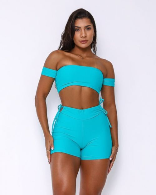 Conjunto Short Empina Light + Top Ciganinha