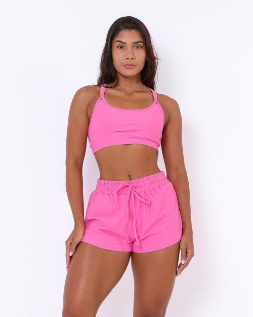 Conjunto Short Boxer Basic Light + Top Lu