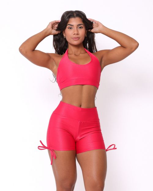 Conjunto Short Cross Compress�o + Top Jhully