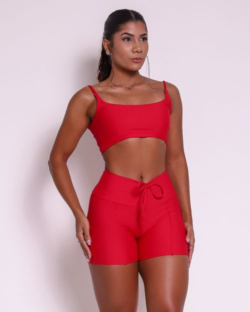 Conjunto Short Empina Light + Top Bruna
