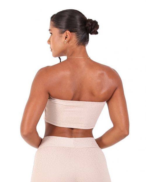 Top Faixa Jacquard Poá
