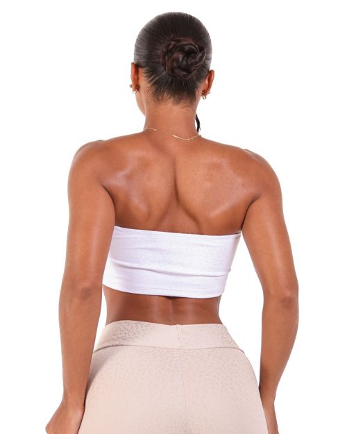 Top Faixa Jacquard Poá