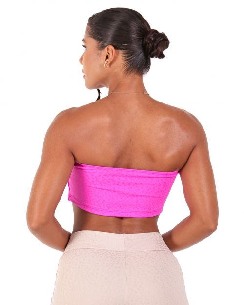 Top Faixa Jacquard Poá