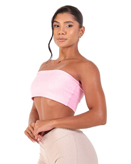 Top Faixa Jacquard Poá