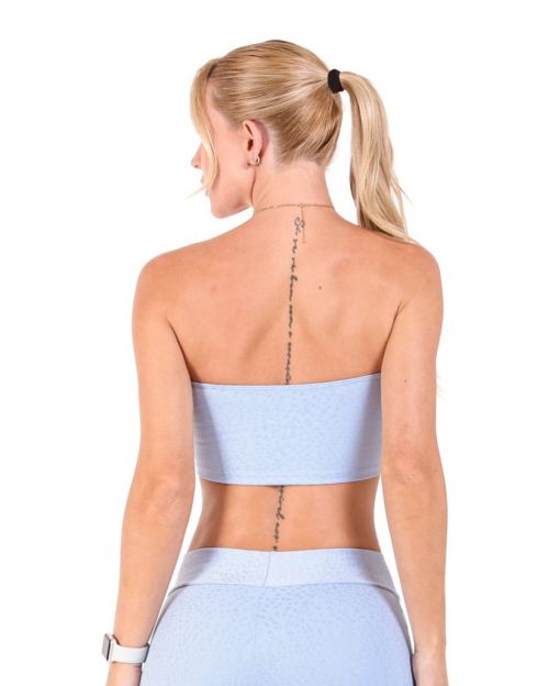 Top Faixa Jacquard Poá