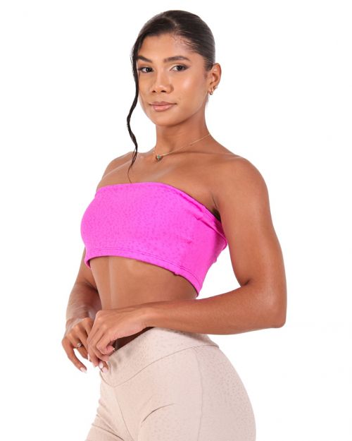 Top Faixa Jacquard Poá