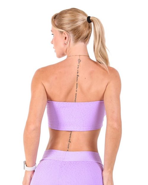 Top Faixa Jacquard Poá