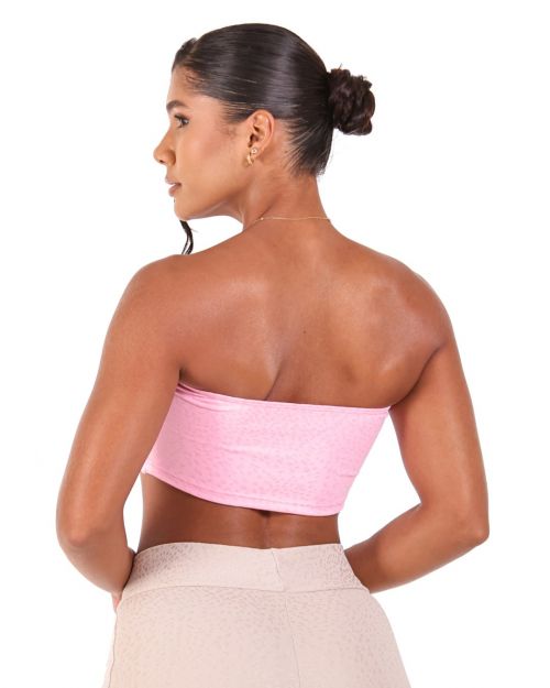 Top Faixa Jacquard Poá