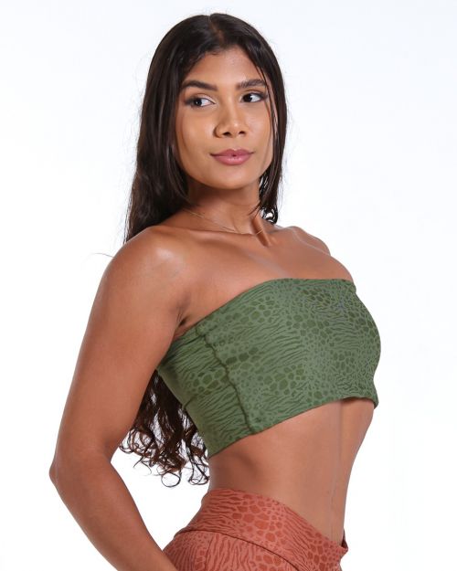 Top Faixa Feline (P)