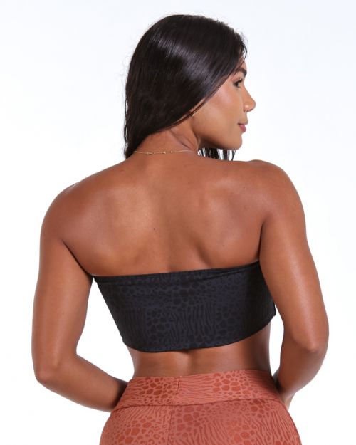 Top Faixa Feline (P)