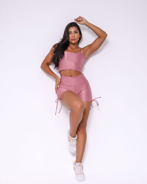 Conjunto Short Cross Compressão + Top Regatinha