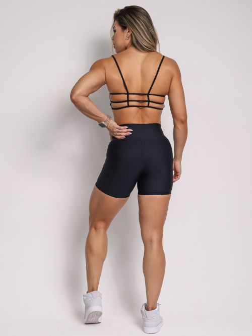 Conjunto Short Bermuda Compressão + Top Aline