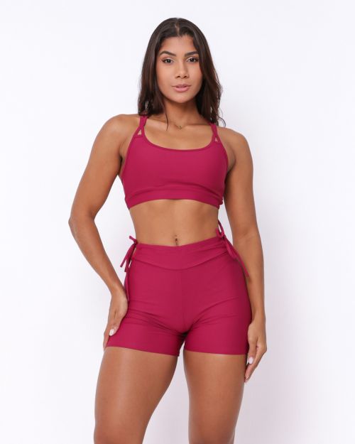 Conjunto Short Empina Ajuste Light + Top Lu