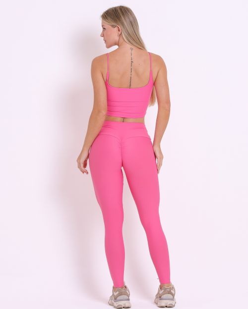 Conjunto Calça Legging Empina Light + Top Regatinha