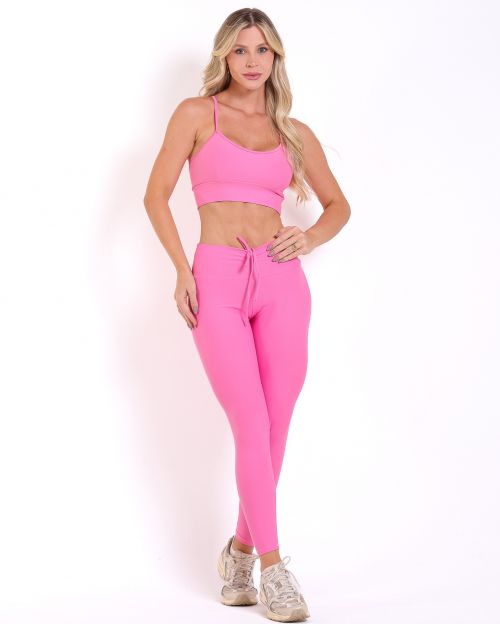 Conjunto Calça Legging Empina Light + Top Kelly