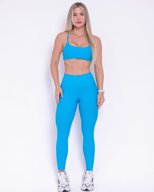 Conjunto Calça Legging Básica Light + Top Aline