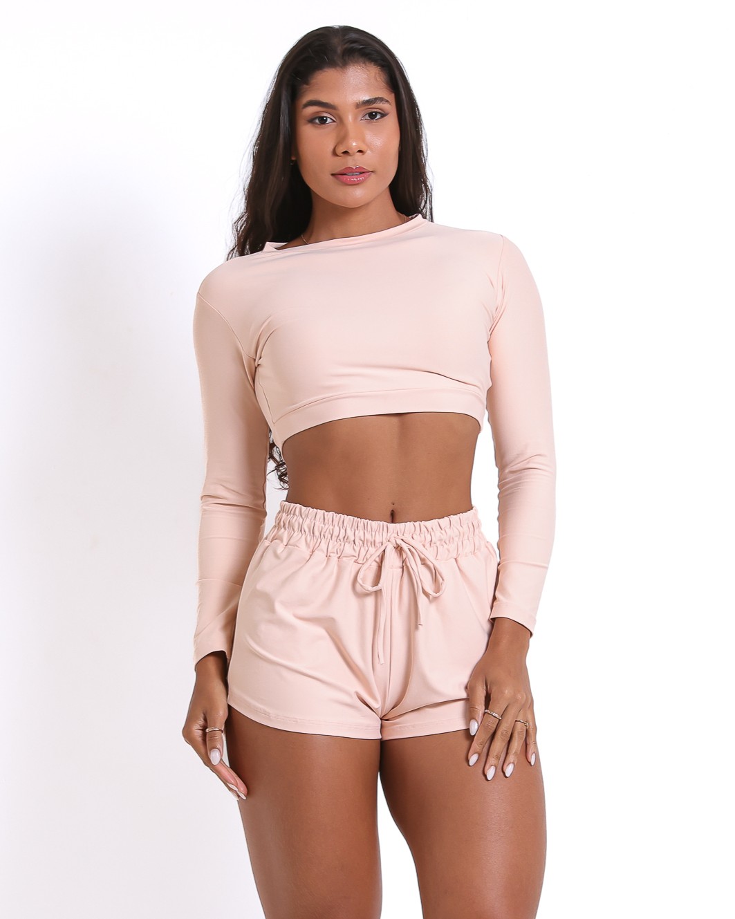 Conjunto Short Boxer Basic Light + Top Maria