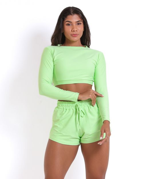 Conjunto Short Boxer Basic Light + Top Maria