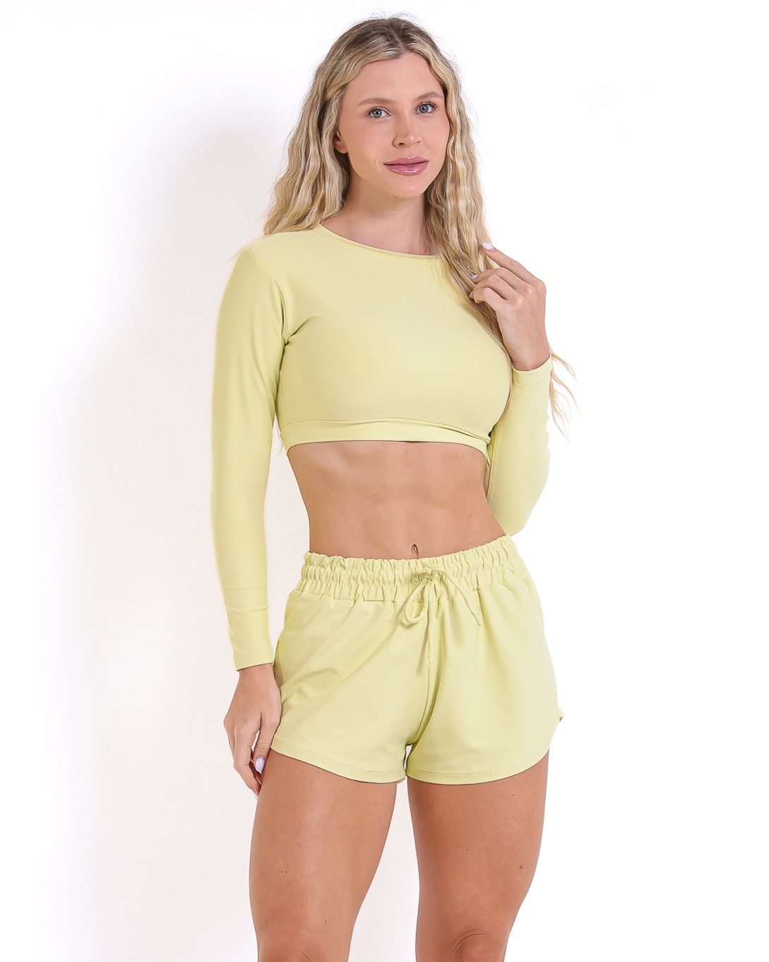 Conjunto Short Boxer Basic Light + Top Maria