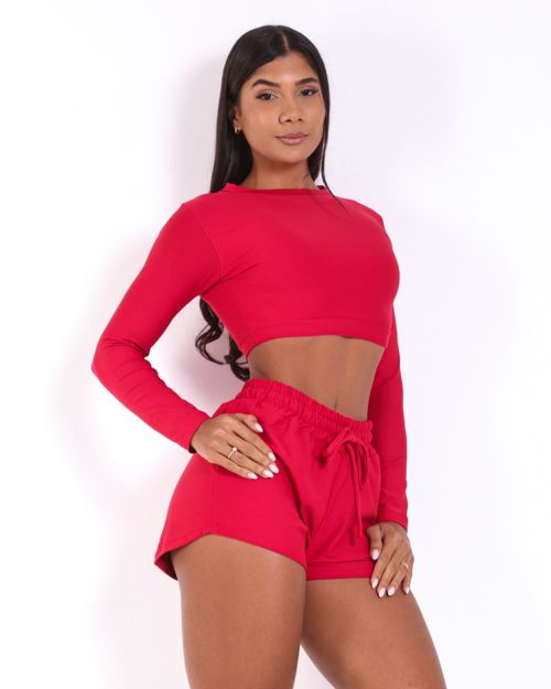 Conjunto Short Boxer Basic Light + Top Maria
