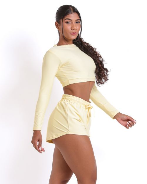 Conjunto Short Boxer Basic Light + Top Maria