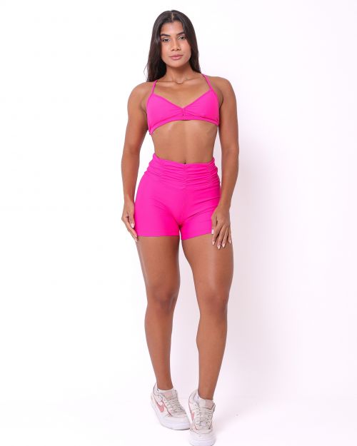 Conjunto Short B�sico C�s Franzido Light + Top Rafa
