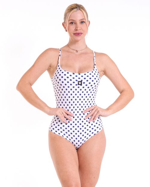 Body Basic Fundo Branco Poá